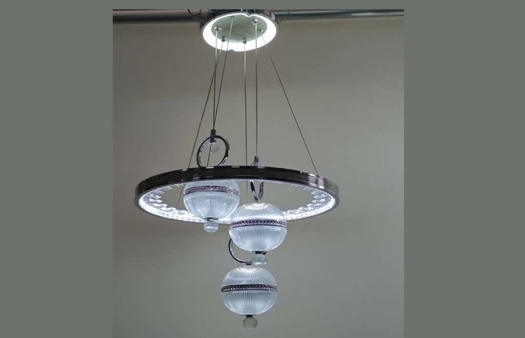 torbalı 3 renkli kumandalı gece modlu avize 